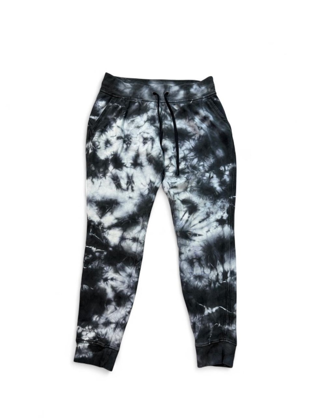 Lululemon warm down jogger tie dye blue earth dye size 10 women’s